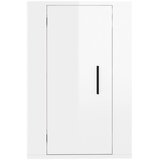  Zidni TV ormarići 2 kom visoki sjaj bijeli 40x34,5x60 cm | Eponuda.ba