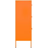  s ladicama narančasti 80 x 35 x 101,5 cm čelični | shoptok.hr