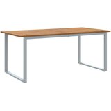  Stol za vrt Siva 180 x 90 x 75 cm Čvrsto drvo akacije | shoptok.hr