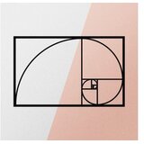 Wallity Zidna dekoracija Zlatni rez, 53x35 cm, 1,2 mm, Crna | Eponuda.ba