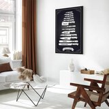  Slika - Kitchen Collection (1 Part) Vertical 80x120 U crnom drvenom okviru | shoptok.hr