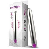 LATETOBED Renee Vibe 10 Vibrating Functions 18,5cm Silver Cene