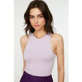 Trendyol Lilac Snap Knitted Body Cene