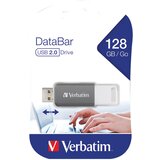 MEMORIJA USB128GB 2.0 DATABAR VERBATIM 49456 SIVA BLISTER | shoptok.hr