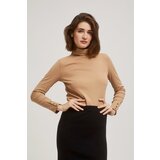 Moodo Ribbed turtleneck blouse | Shoptok.si