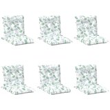  Jastučić za van 6 pcs Bijela 100 x 50 x 7 cm Tkanina | shoptok.hr
