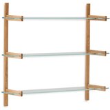 Kave Home Stakleni element - polica 3 kom 110x1 cm Sitra – | shoptok.hr