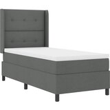  Krevet s opruga kutije Tamno siva 200 x 100 cm tkanina | shoptok.hr
