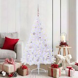  Umjetno božićno drvce s stalakom Bijelo 150 cm PVC i čelik | shoptok.hr