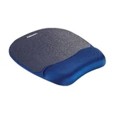 Podloga za miš / zapešće s memorijskom pjenom PlushTouch ™ pliš, tamno plava