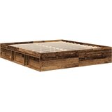  Okvir kreveta bez madraca staro drvo 200x200 cm | shoptok.hr
