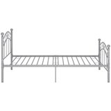 Okvir za krevet sivi metalni 100 x 200 cm | shoptok.hr