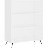  Regal za knjige sjajni bijeli 69,5x32,5x90 cm konstruirano drvo | shoptok.hr