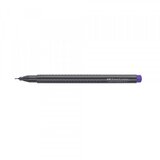 Faber-Castell Faber-Castell: Grip Finepen flomaster 0,4mm temno modro vijolični | Shoptok.si