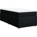  Box spring krevet s madracem crni 80 x 200 cm od tkanine | shoptok.hr