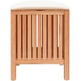  Kupaonski stolac 40,5 x 40,5 x 52 cm od masivnog drva oraha | shoptok.hr