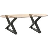 Noge za stolić 2 kom antracit 70x(42-43 3) cm čelik | shoptok.hr
