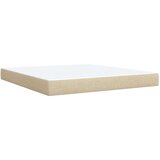  Krevet s oprugama i madracem krem 180x200 cm od tkanine | shoptok.hr
