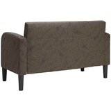  Dvosjed tamno sivi 110 cm umjetna koža | shoptok.hr