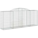  Obokane gabion košare 6 kosa 300x50x120/140 cm pocinkano železo | Shoptok.si