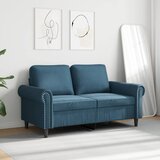  Dvosjed Plava 120 cm baršunasti | shoptok.hr