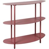 Leitmotiv Bordo rdeč kovinski regal 90x82x28 cm Riqueza – Cene