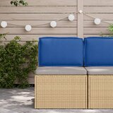 vidaXL vanjski jastučić Royal plava Poliester Srednji | shoptok.hr