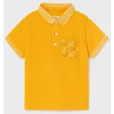 Mayoral Dječja polo majica boja: žuta, s tiskom