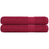 vidaXL Brisače za savno 2 kos bordo 80x200 cm 360 g/m² 100% bombaž Cene