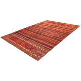 Kayoom RAVNO TKANA PREPROGA Faye 725 Multi / Rot 75/150 cm tkano večbarvno, rdeča | Shoptok.si