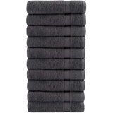 vidaXL Premium brisače 10 kos antracit 50x100 cm 600 g/m2 100 % bombaž | Shoptok.si