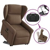  Naslanjač s funkcijo vstajanja rjavo blago, (22123224) | Shoptok.si
