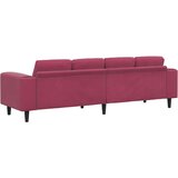  Kauč za dnevni boravak Vinska crvena 250 x 77 x 76 cm | shoptok.hr
