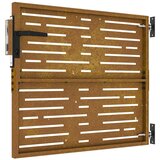  Vrtna vrata 85x100 cm od čelika COR-TEN četvrtasti dizajn | shoptok.hr