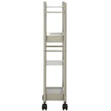 Premier Housewares Metalna kolica za posluživanje na kotačima 16x40 cm Dara – | shoptok.hr