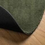  Tepih HUARTE kratkih vlakana mekani i perivi zeleni Ø 200 cm | shoptok.hr