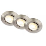 BRILONER 7586032-SET 3xLED ugradno svetlo za kupatilo KLIRA LED/4,9W/230V IP23 hrom Cene