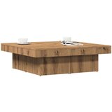 vidaXL Stol za kavu Artisan hrast 90x90x28 cm izrađeno drvo | shoptok.hr