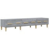 Maison Chic TV omarica - TV enota - Televizijska omarica siva sonoma 150x34,5x30 cm konstruiran les, (21701466) | Shoptok.si