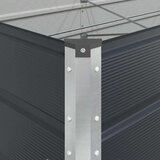  Cvetlično korito Antracit 480 x 100 x 45 cm Cinkana jeklena, (5000207401) | Shoptok.si
