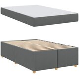  Krevetna konstrukcija Tamno siva 120 x 190 cm tkanina | shoptok.hr