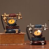 Venisymlis Kreativni Retro Model Telefona Namizna Ura 3D Retro Budilka, (22060624) | Shoptok.si