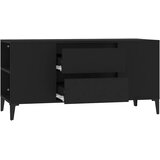  ormarić crni 102 x 44,5 x 50 cm od konstruiranog drva | shoptok.hr