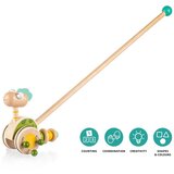 Zopa drvena igračka guralica Dinosaur green | shoptok.hr
