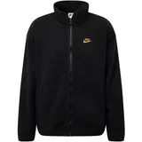 Nike Sportswear Flis jakna 'CLUB' žuta / crna