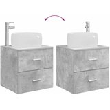  Umivaonik s policom Betonska siva 49,5 x 44,5 x 66 cm | Eponuda.ba