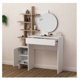 Hanah home šminka za sto - bela, hrast | ePonuda.com