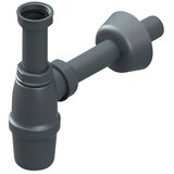 Admiral Sifon za umivalnik (1 ¼″, Premer: 32 mm, Plastika, Sive barve) | Shoptok.si