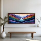 WALLXPERT FAH172-150 Multicolor Decorative Framed MDF Painting | Eponuda.com