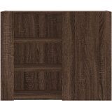  Zidni ormarić smeđa boja hrasta 75x35x60 cm konstruirano drvo | Eponuda.com
